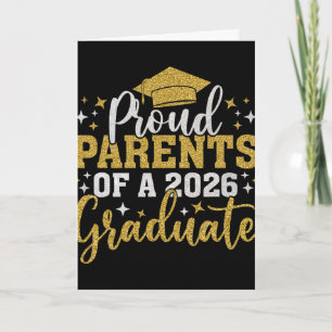 Tarjeta Padres Senior 2026 Orgullosos Padres De Un Graduad