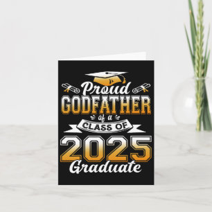 Tarjeta Padrino 2025 Graduación Orgulloso Padrino Cl De 20