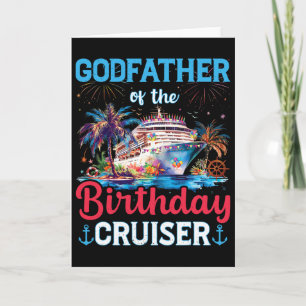 Tarjeta Padrino Del Barco De Cumpleaños Divertido Cumpleañ