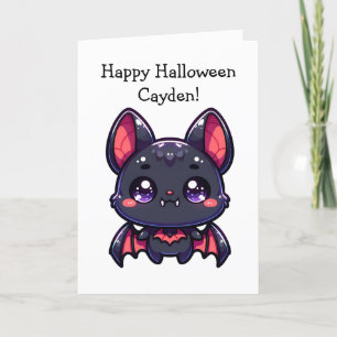 Tarjeta Página Cubierta y Colores para Niños de Halloween