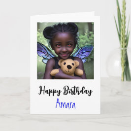 Tarjeta Página Cumpleaños + Color del Chica Personalizado