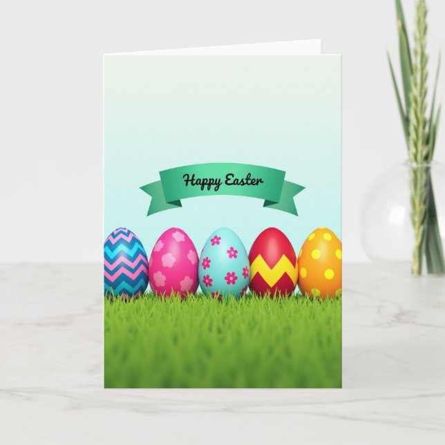 Tarjeta Painted Pattern Celebration Card (Anverso)