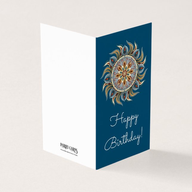 Tarjeta Painterly Mandala (Exterior)