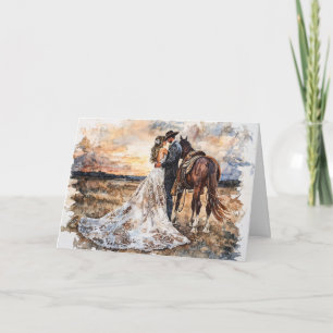 Tarjeta País Boda de amor Bendición por la unidad