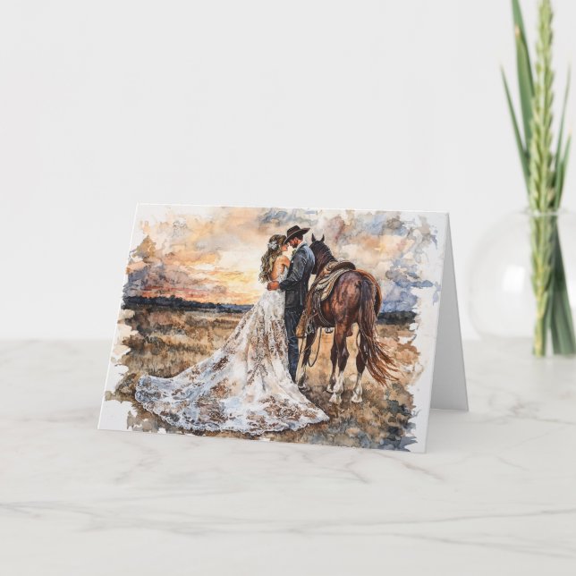 Tarjeta País Boda de amor Bendición por la unidad (Anverso)