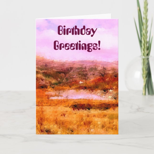 TARJETA PAÍS DE LA MONTAÑA WELSH UK (Anverso)