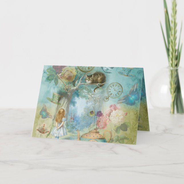 Tarjeta País De Las Maravillas - Alicia En El País De Las  (Anverso)