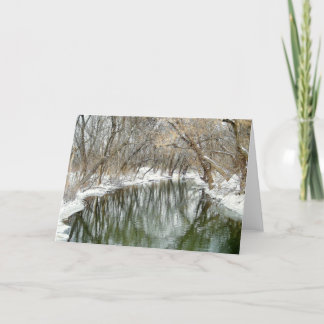 Tarjeta País de las maravillas del invierno