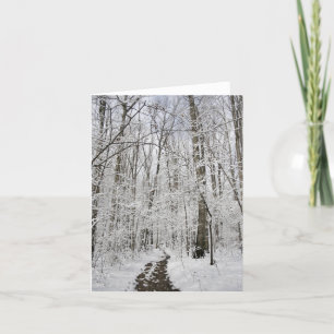 Tarjeta País de las maravillas del invierno