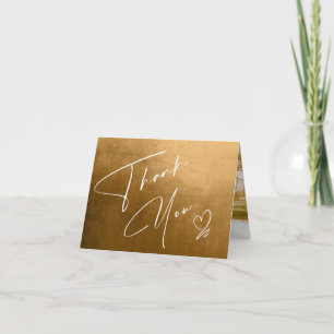 Tarjeta Paisaje acuático Gracias Otoño Gold ID786