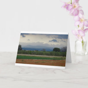 Tarjeta Paisaje agrícola
