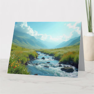 Tarjeta Paisaje al aire libre naturaleza valle tranquilo a