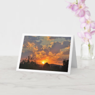 Tarjeta Paisaje de Amanecer