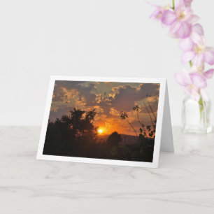 Tarjeta Paisaje de Amanecer