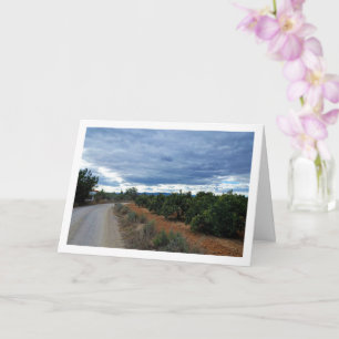 Tarjeta Paisaje de camino rural