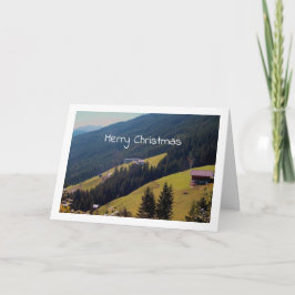 Tarjeta Paisaje de colinas austriacas