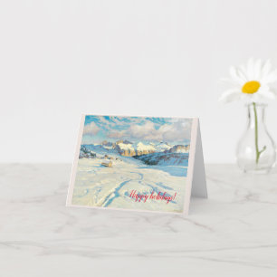 Tarjeta Paisaje de Invierno  