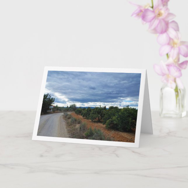 Tarjeta Paisaje de la carretera nacional (Orquídea)