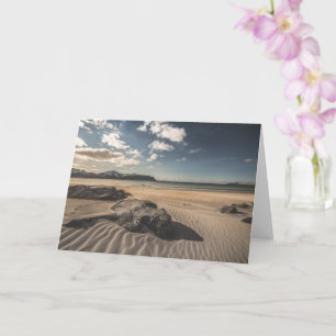 Tarjeta Paisaje de la playa de Lofoten Foto