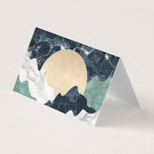 Tarjeta Paisaje de las Montañas de Mármol