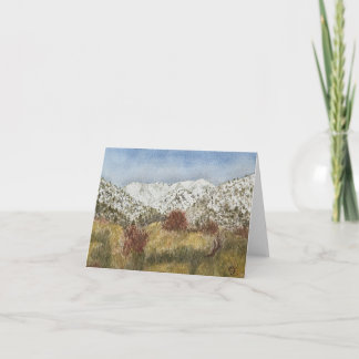 Tarjeta Paisaje de Nevada 1