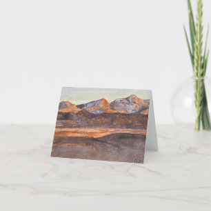 Tarjeta Paisaje de Nevada 2