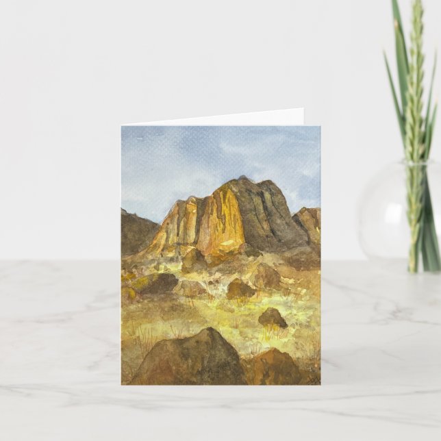 Tarjeta Paisaje de Nevada 4 (Anverso)