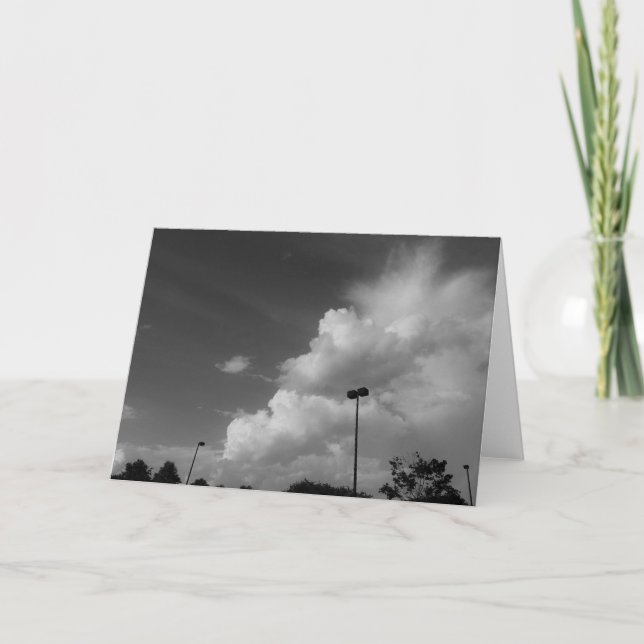 Tarjeta Paisaje de nubes (Anverso)