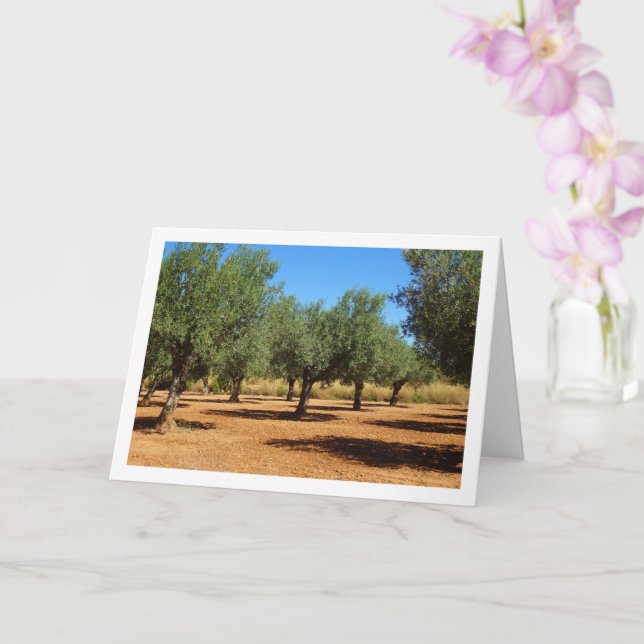 Tarjeta Paisaje de Olive Grove (Orquídea)