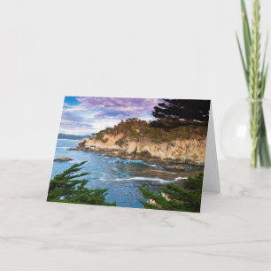 Tarjeta Paisaje del acantilado costero