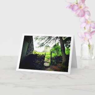 Tarjeta Paisaje del Castillo de Dolbadarn, Gales del Norte