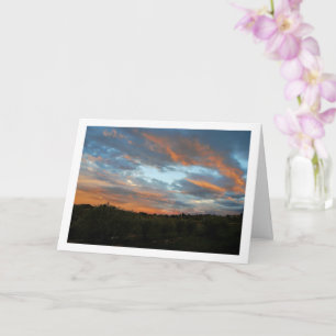 Tarjeta Paisaje del cielo de mármol