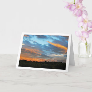 Tarjeta Paisaje del cielo de mármol