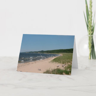 Tarjeta Paisaje del lago Michigan 1