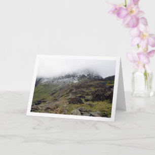 Tarjeta Paisaje del Monte Snowdon, Snowdonia, Gales, Reino