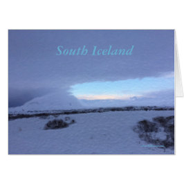Tarjeta Paisaje del sur de Islandia