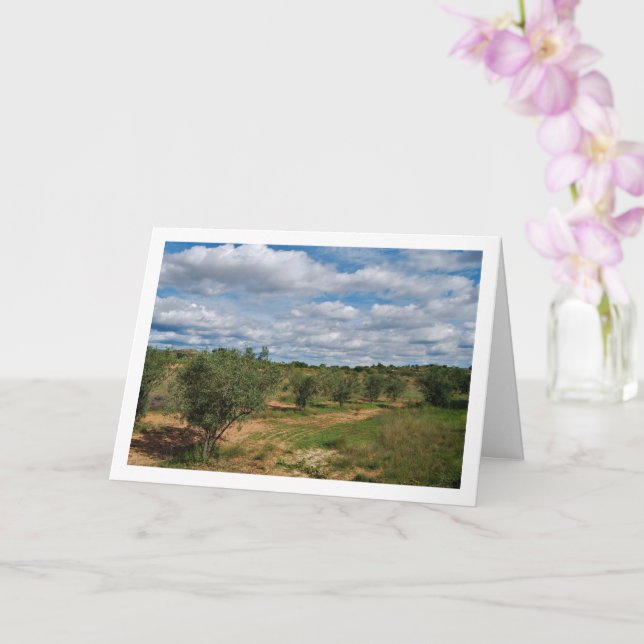Tarjeta Paisaje en la nube de Orchard (Orquídea)