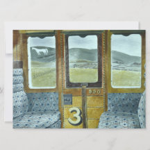 Paisaje en tren (por Eric Ravilious)