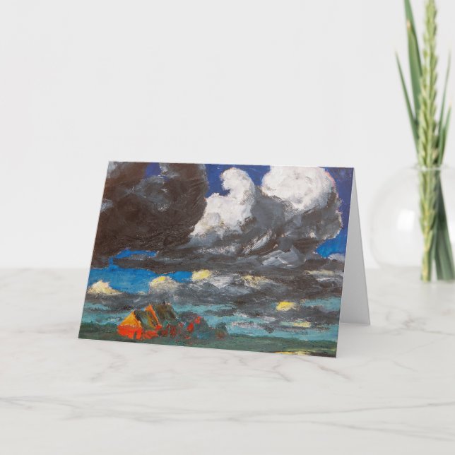 Tarjeta Paisaje, Frisia del Norte | Emil Nolde | (Anverso)