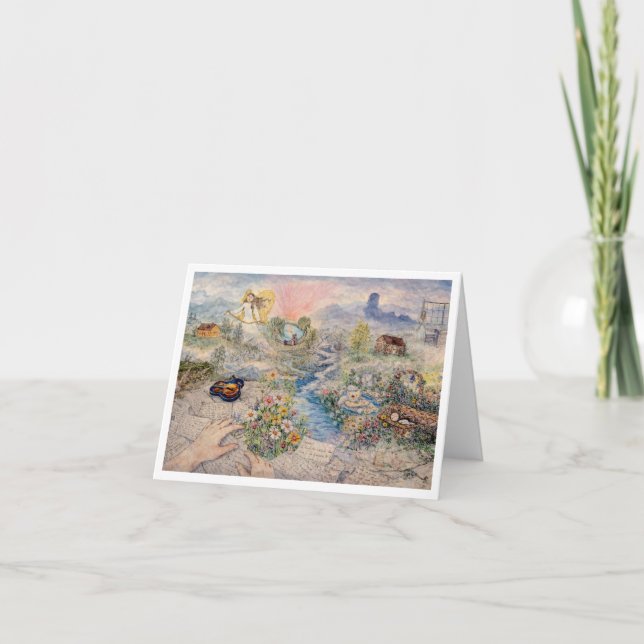 Tarjeta Paisaje Imaginario (Anverso)