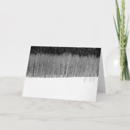 Tarjeta paisaje invernal