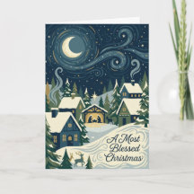 Paisaje invernal nevado Una Navidad muy bendita