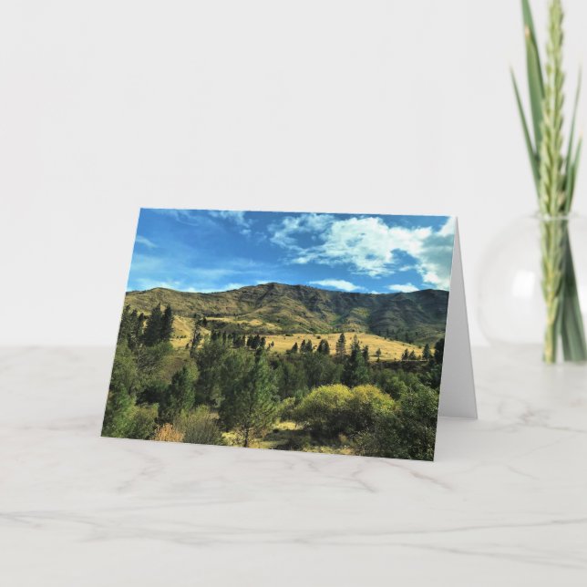 Tarjeta Paisaje junto al río Serpiente, OR (Anverso)