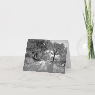 Tarjeta Paisaje nevado: Cheshire