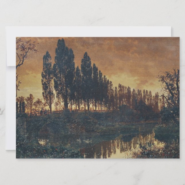 Tarjeta Paisaje rural en Baviera (Alemania) (Anverso)