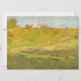 Tarjeta Paisaje rural francés (por Georg Pauli)