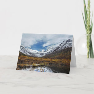 Tarjeta Paisaje silvestre - Montañas interiores Alaska