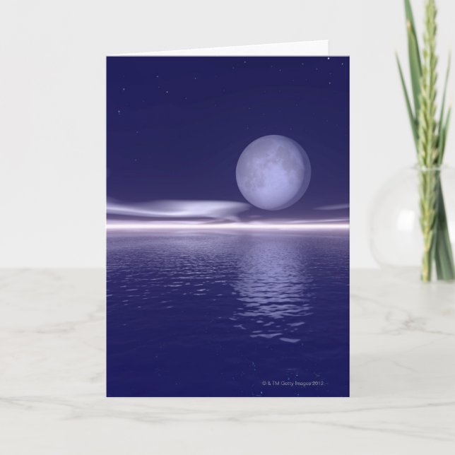 Tarjeta Paisaje surrealista (Anverso)