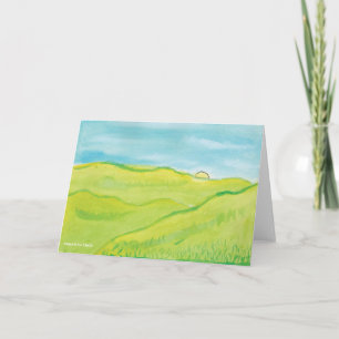 Tarjeta Paisaje tranquilo - KidsArt para CHOC
