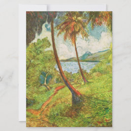 Tarjeta Paisaje tropical en Martinica (Charles Laval)